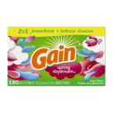 Gain Dryer Sheets, 180 Ct, Spring Daydream Fabric Softener Sheets