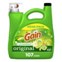 Gain Liquid Laundry Detergent, Original Scent, 107 Loads, 154 fl oz