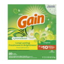 Gain Powder Laundry Detergent, Original Scent, 91 oz, 89 Loads