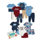 Garanimals Baby Boy Short Sleeve Mix And Match Outfit Kid-Pack Gift Box WALMART CLEARANCE