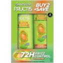 Garnier Fructis Sleek & Shine Shampoo and Conditioner for Frizzy Dry Hair, 1 kit