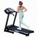 Gasky Folding Treadmill with 12% Auto Incline, 15 Preset Training Programs, 2.5 HP Powerful Motor for Running Jogging Walking, 220lbs