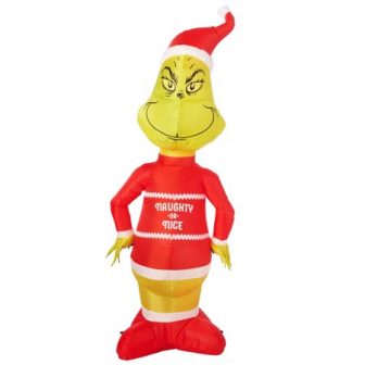 Gemmy Industries Yard Inflatables Grinch, 5.5 ft