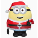 Gemmy 3-ft Lighted Minions Santa Christmas Inflatable Item #3660713Model #110007