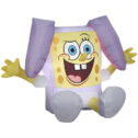 Gemmy Airblown Inflatable Spongebob in Easter Outfit SM, 2.5 ft Tall, Multicolored