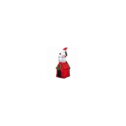 Gemmy Christmas Snoopy on Dog House Yard Inflatable, 3.5'