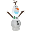 Gemmy Inflatable Frozen Olaf LED Lighted Yard Decoration - 48 in x 21 in
