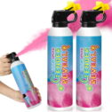 Gender Reveal Confetti Powder Cannon, Boy Blue and Girl Pink Gender Reveal Poppers - He or She Smoke Bomb Baby...