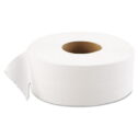 GEN G1511 3.3 in. x 1200 ft. 1-Ply JRT Septic Safe Jumbo Bath Tissue - White (12/Carton)