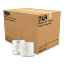 GEN Standard Bath Tissue, Septic Safe, 1-Ply, White, 1,000 Sheets/Roll, 96 Wrapped Rolls/Carton (218)