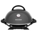 George Foreman 15+ Serving Indoor / Outdoor Electric Grill with Ceramic Plates, Gun Metal, GFO3320GM