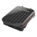 George Foreman 2-Serving Classic Plate Electric Indoor Grill and Panini Press, Black