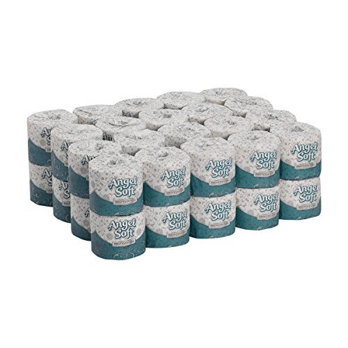 Georgia-Pacific Angel Soft Professional Series Premium 2-Ply Embossed Toilet Paper, 16840, 450 Sheets Per Roll, 40 Rolls Per Case, White