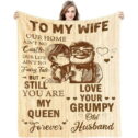 Gift for Wife from Husband to My Wife Blanket Wedding Anniversary Romantic Gifts for Wife Birthday Christmas Valentine's Mother's Day...