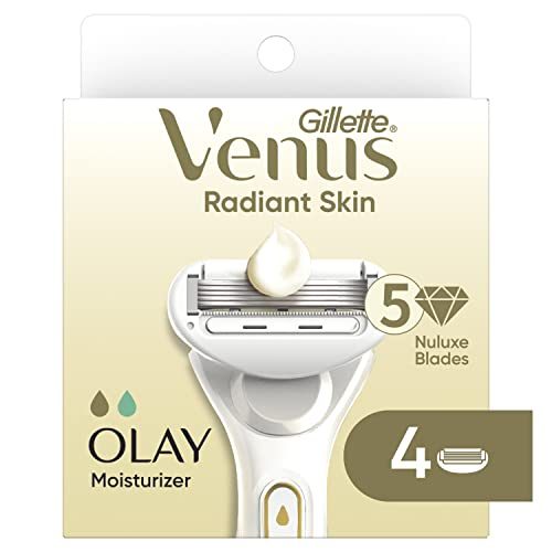 Gillette Venus Radiant Skin Women razor blade refills, 4ct