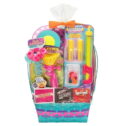 Girl Outdoor Games Easter Filled Basket with Plastic Toys and Candies, by Wondertreats