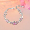 Gnobogi Bracelet for Women Heart Bracelet Jewelry Austrian Crystals Bangles Popular Jewelry Bracelets On Clearance
