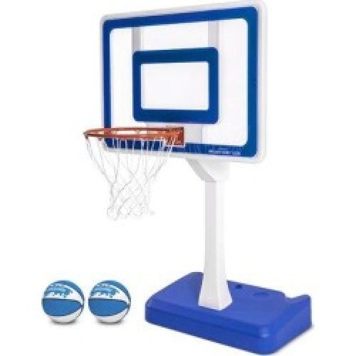 Gosports Splash Hoop Swimming Pool Basketball Hoop; Huge 44” X 32” Pro Style Backboard w/ Steel Rim & Weighted Base...