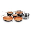 Gotham Steel Complete 10 Piece Nonstick Ceramic Pots & Pans Cookware Set