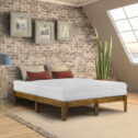 GrandRest 14 inch Smart Wood Platform Bed, Full