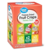 Great Value Freeze Dried Fruit Crisps, Variety Pack, 6 Count, 2.26 oz. – STOCK UP!