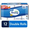 Great Value Ultra Strong Paper Towels, Split Sheets, 12 Double Rolls