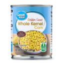 Great Value Golden Sweet Whole Kernel Corn, 8.75 oz Can