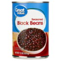 Great Value Seasoned Black Beans, 15 oz Can