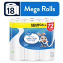 Great Value Ultra Soft Toilet Paper, 18 Mega Rolls