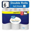 Great Value Ultra Strong Paper Towels, 6 Double Rolls