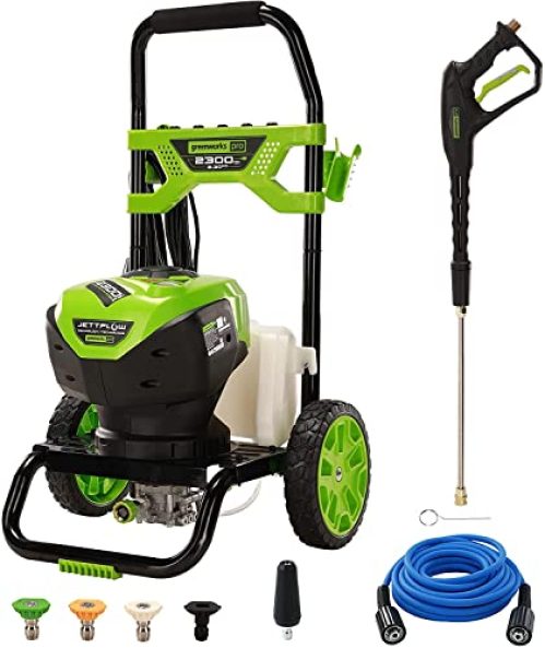 Greenworks Pro 2300 Max PSI (14 Amp) Brushless Electric Pressure Washer