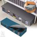 GustaveDesign Large Capacity Underbed Storage Bags, Foldable Storage Container Bins Box with Clear Window and Handle for Clothing, Shoes, Blankets,...