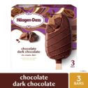 Haagen Dazs Chocolate Dark Chocolate Ice Cream Bars, 3 Pack