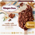 Haagen Dazs Vanilla Milk Chocolate Almond Ice Cream Bars, 6 Count