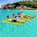 HALLOLURE Water Floating Mat Foam Pad, 13x5FT Bouncy Tear-Resistant XPE Foam, Recreation Relaxing Lily Pad for Pool Lake River Ocean...
