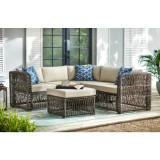 Grand Isle 4-Piece Wicker Outdoor Patio Sectional Major Price Drop TODAY ONLY!!