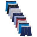 Hanes Boys Underwear, 10 Pack Tagless ComfortFlex Waistband Boxer Brief Sizes S-XL