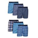 Hanes Men's Value Pack Woven Boxers, 6 Pack