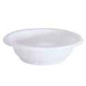 Hanna K Club Plastic Bowls, Round, 5 Oz, White, 100 Ct