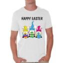 Happy Easter Men's T Shirt Easter Party 2021 Outfit Easter Bunny Graphic Novelty Tee Christian Gifts for Him