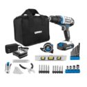 HART 20-Volt Cordless 36-Piece Project Kit, 3/8-inch Drill/Driver and 10-inch Storage Bag, (1) 20-Volt 1.5Ah Lithium-Ion Battery