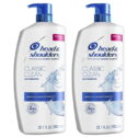 Head and Shoulders Shampoo, Anti Dandruff Treatment and Scalp Care, Classic Clean, 32.1 fl oz, Twin Pack