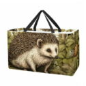 Hedgehog Large Capacity Reusable Foldable Oxford Cloth Easter Basket Beach Bag Picnic Basket Storage Bins