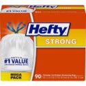 Hefty Strong Tall Kitchen Trash Bags, 90 Count