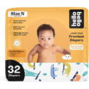 Hello Bello Premium Diapers Jumbo Pack Size Newborn Extra-Absorbent, Hypoallergenic (32 count)