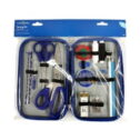 Hello Hobby Sew Kit 73 Pieces in Blue Bag, Great for Basic Sewing Repairs