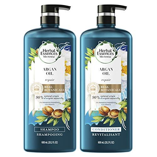 Herbal Essences Repairing Argan Oil of Morocco Shampoo and Conditioner Set with Natural Source Ingredients, Color Safe, BioRenew, 40.4 Fl...