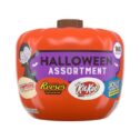 Hershey, Halloween Assorted Pumpkin Bowl Miniatures Candy, 160 Ct.