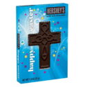 Hershey's Solid Milk Chocolate Cross Easter Candy, Gift Box 1.8 oz