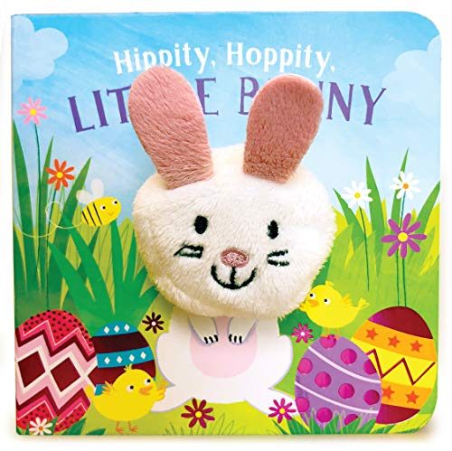 Hippity, Hoppity, Little Bunny - Finger Puppet Board Book for Easter Basket Gifts or Stuffer Ages 0-3 (Finger Puppet Book)
